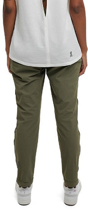 ON Women Olive Polyester Blend Running Pant