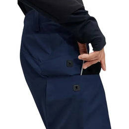 ON Men Navy Polyester Blend Sports Short